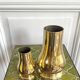 Paire de vases en laiton
