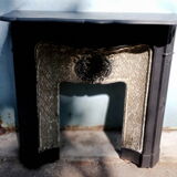 Cast-iron fireplace angelots decorations