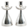 Pair of silver candlesticks by Gosthlin, Sweden, 1960. Signed.