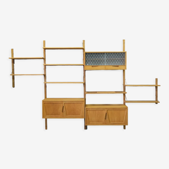 Modular Wall Unit by Kjell Riise for Brodrene Jatogs, Norway, 1960s