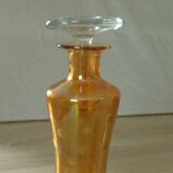 Vintage grave colored glass bottle decanter