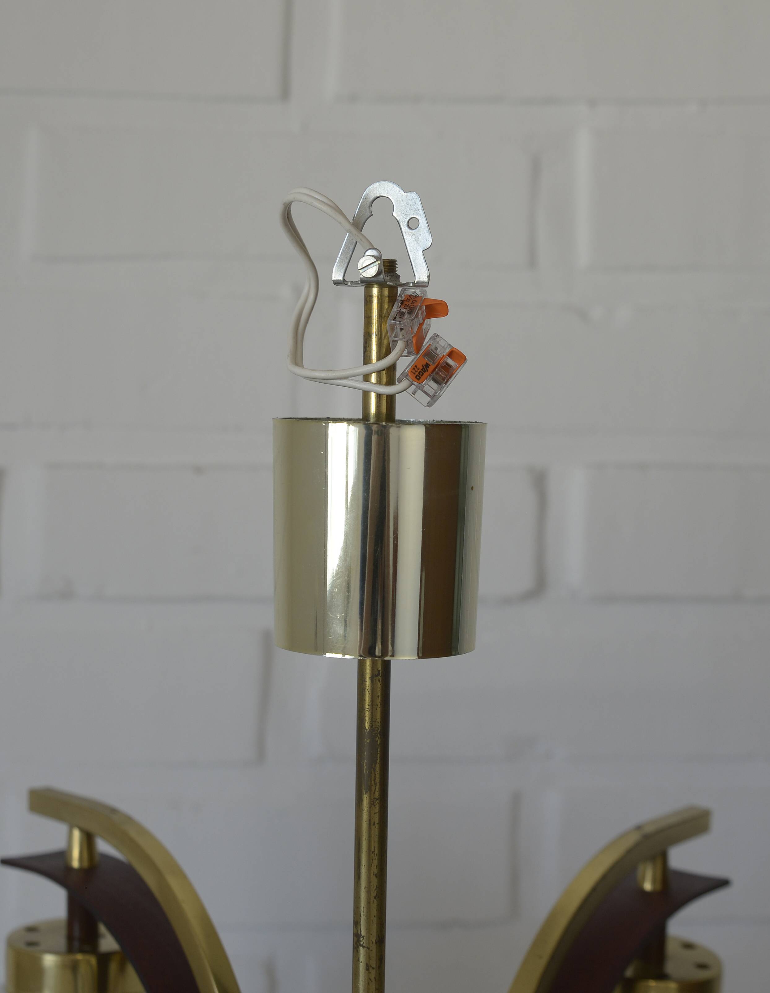 Lustre style années 50 / Suspension Sputnik vintage / Lampe suspendue