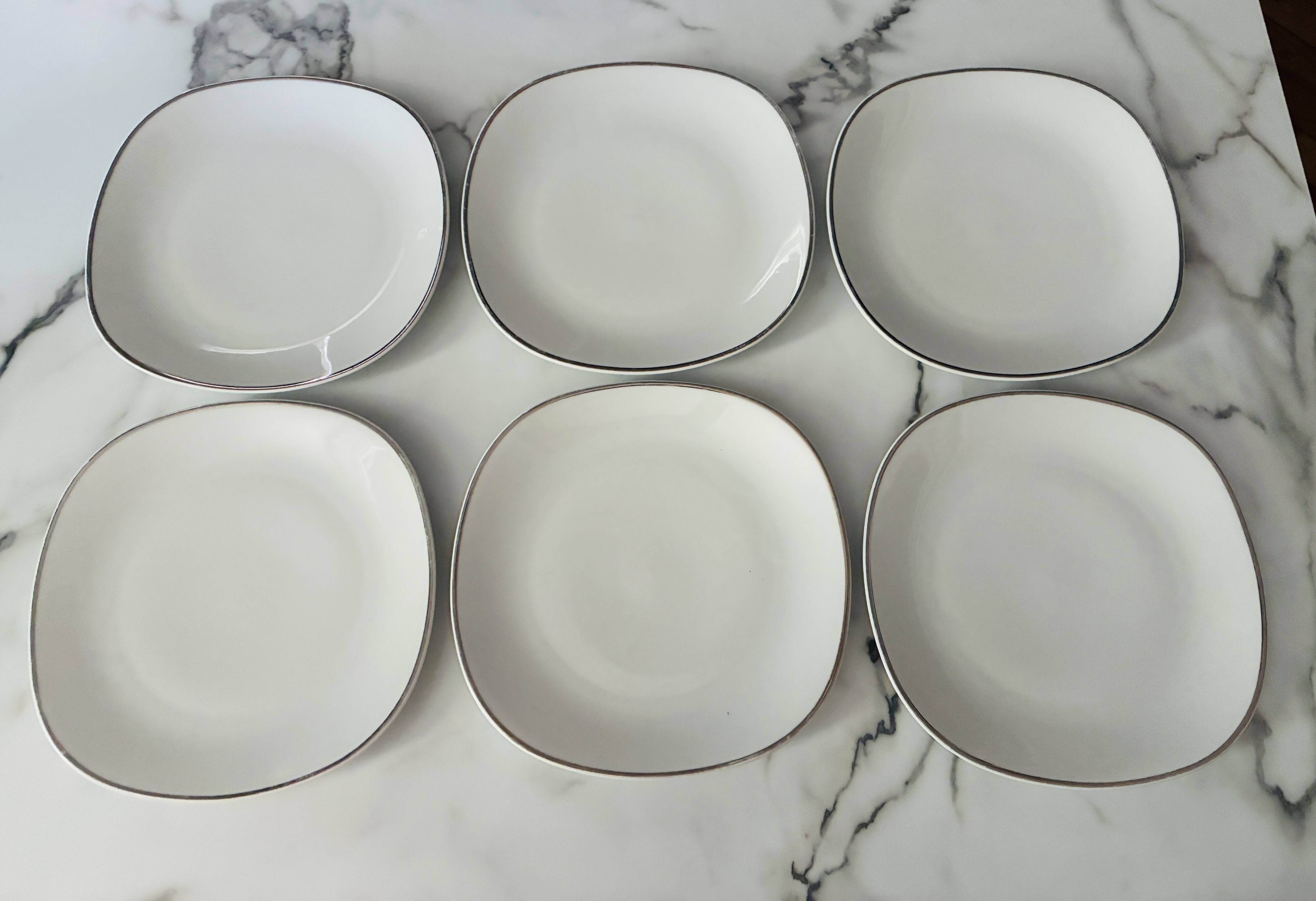 Assiettes plates porcelaine Schirnding  Bavaria