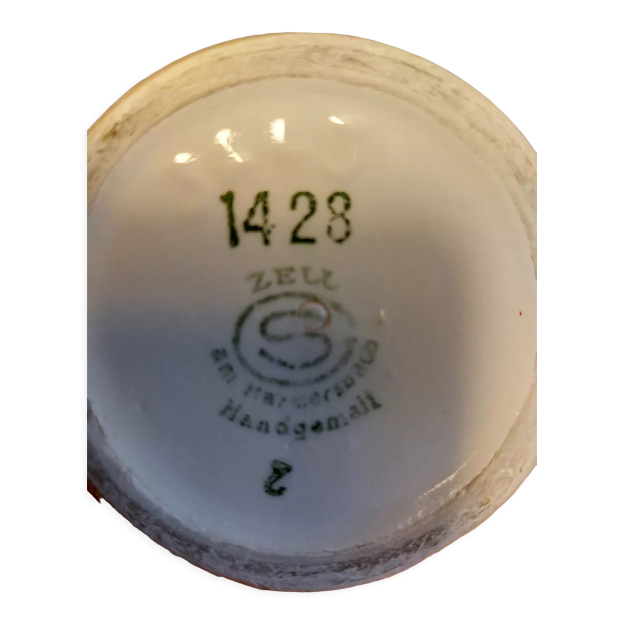 Hand painted Zell ceramic vase