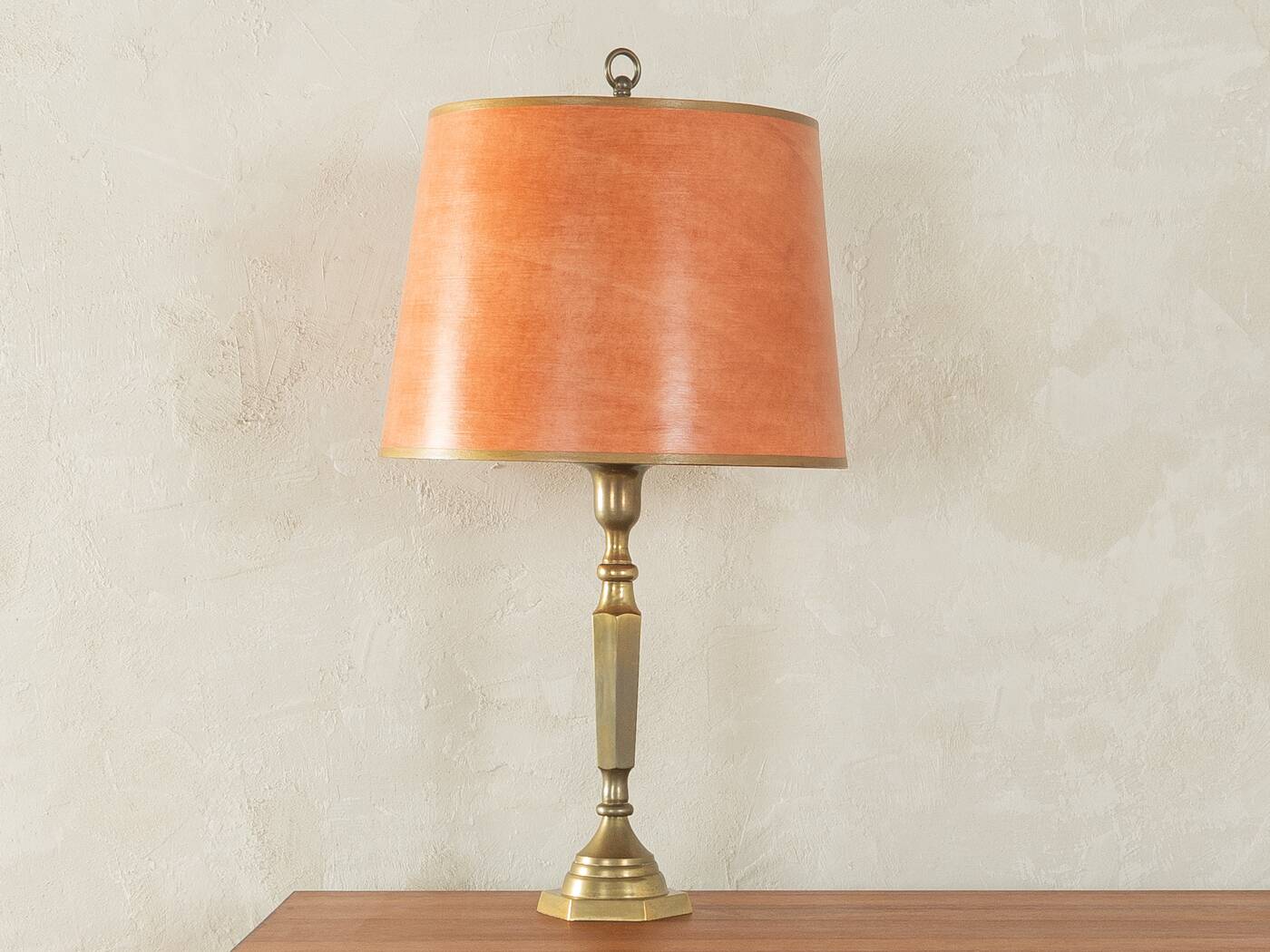 2x Large brass Table Lamps from the 60s