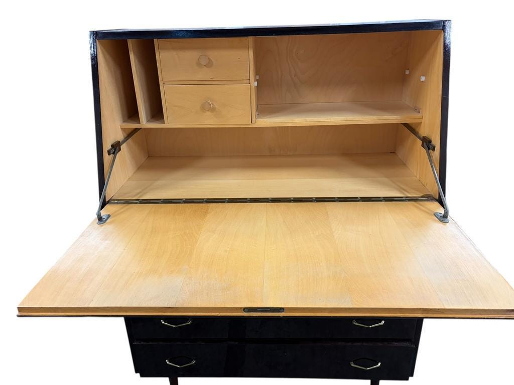 Vintage wooden wardrobe / secretary / chest of drawers