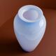 Vintage blue Murano glass vase - Italy 1970s - Flower vase, double glass, timeless shape - Elegant retro decoration, gift idea