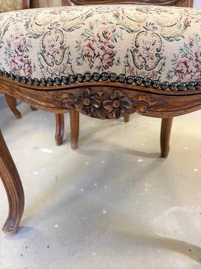 Set of 6 Louis XV style chairs