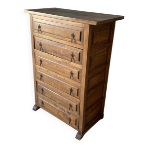 Commode écossaise en - bois