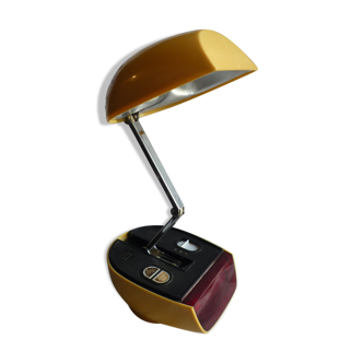 Articulated bedside alarm alarm lamp "Space Age" 70s