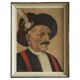 Remy de Pillecyn "Man with Hat", oil on canvas 1964
