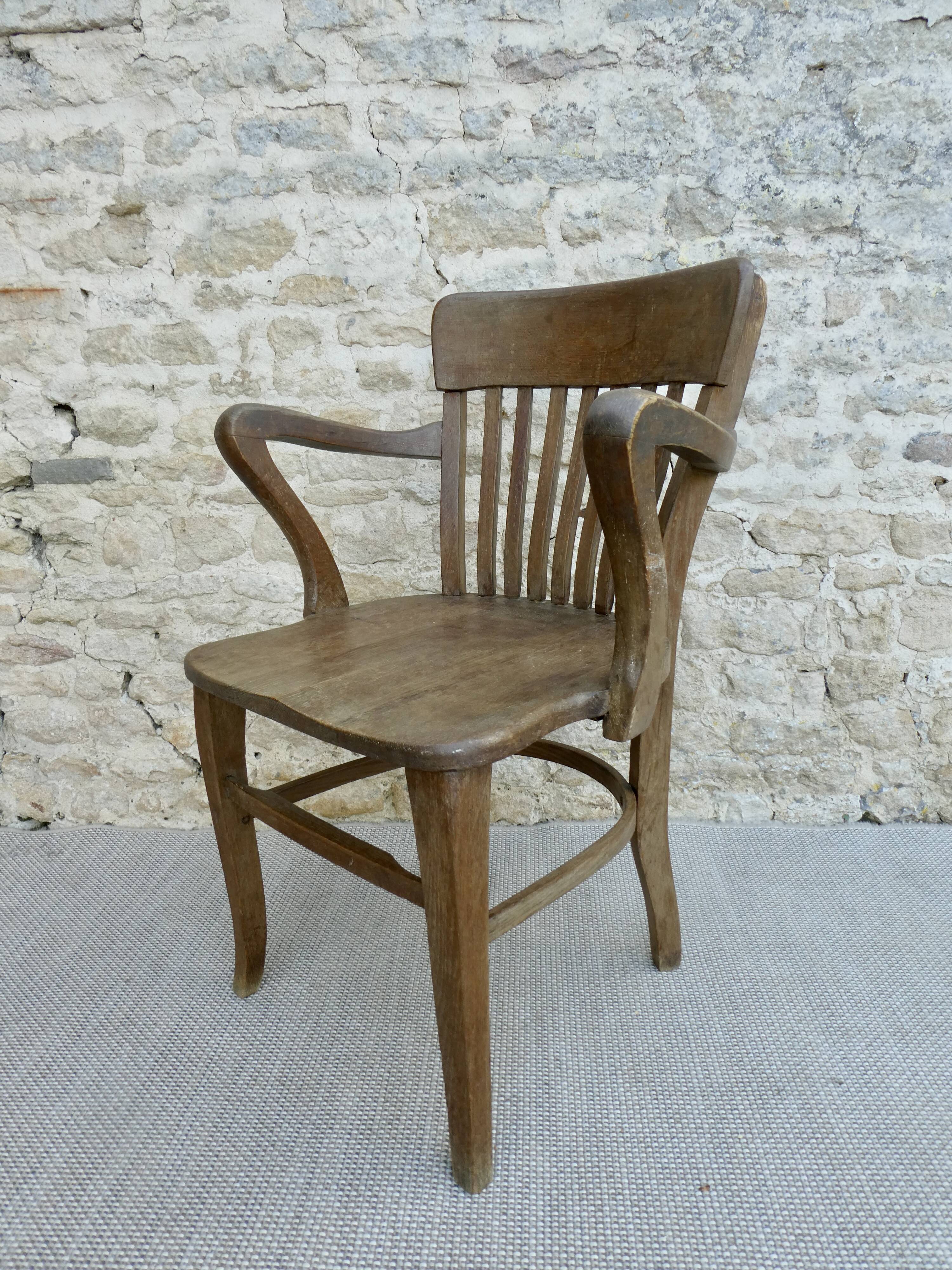 American Oak Office Chair