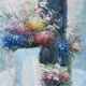 Table HST/P "Bouquet of light" signed Kenwick school of the twentieth century