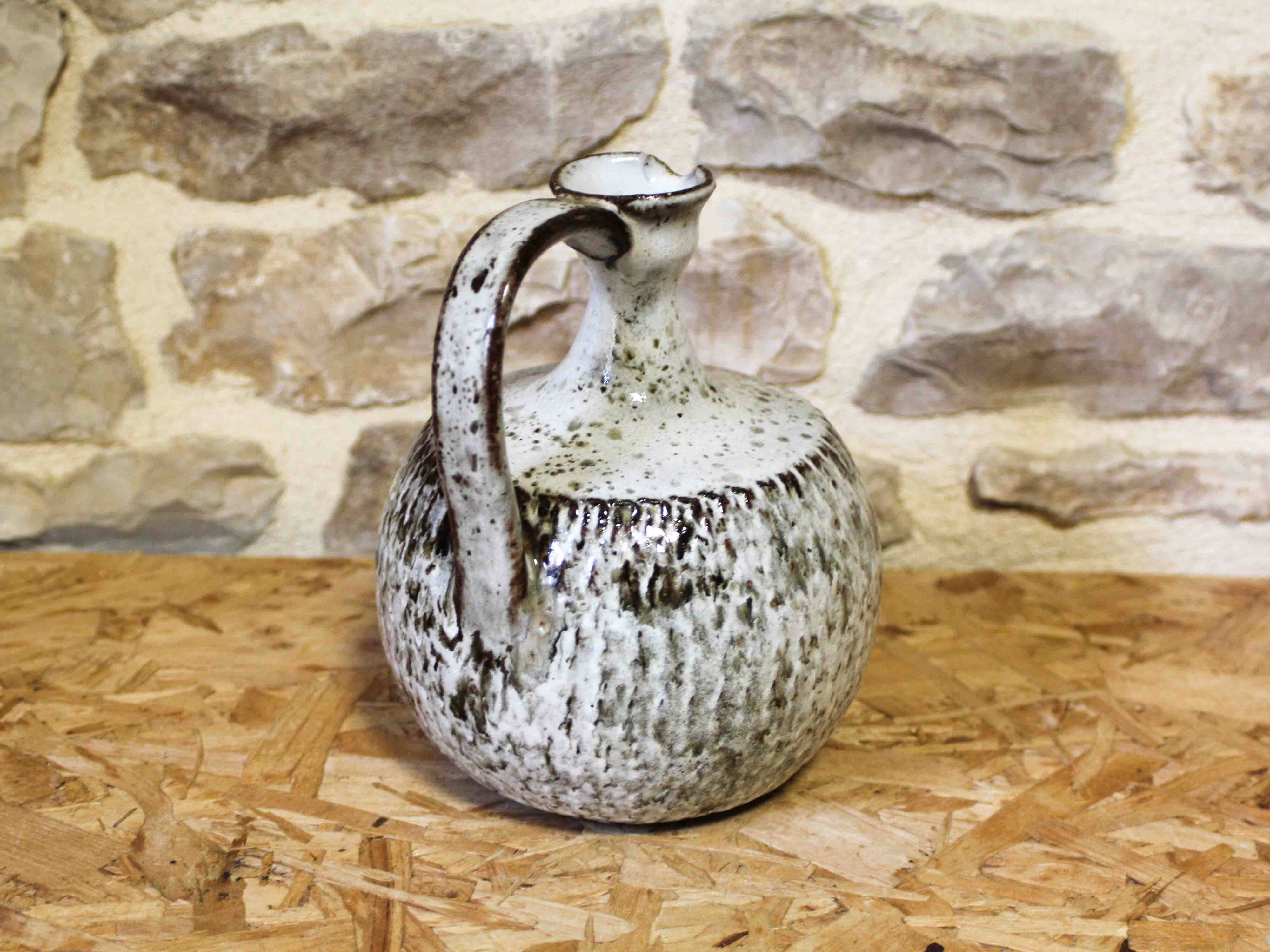 Glazed stoneware jug Alain Granet Vallauris