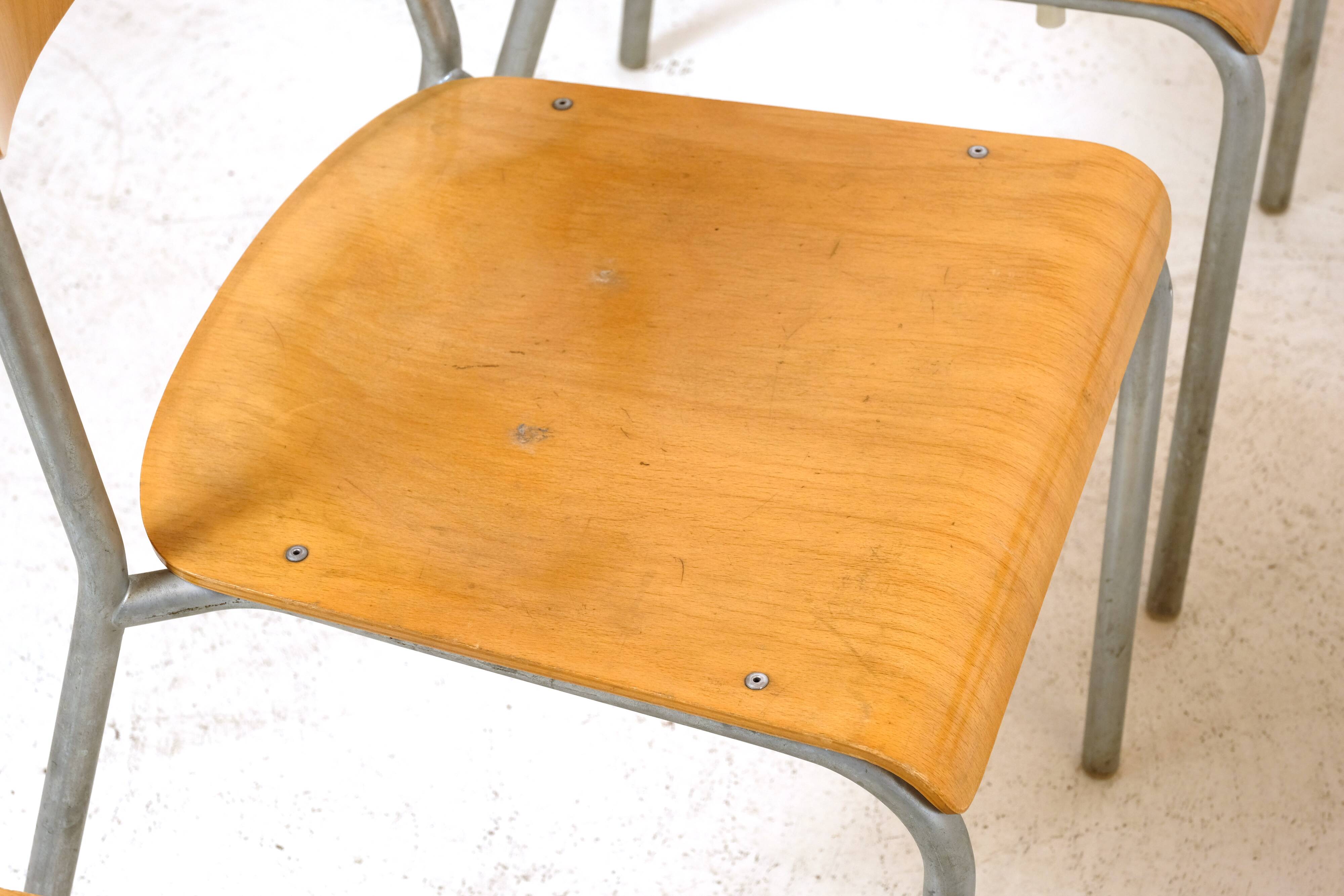 6 chaises par Gustav Hassenpflug 1960