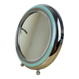 Vintage chrome barber mirror