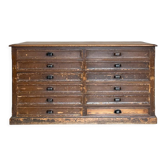 Double-sided trade counter with drawers, circa 1900