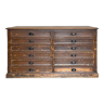 Double-sided trade counter with drawers, circa 1900