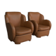 Paire de fauteuils art déco type paquebot