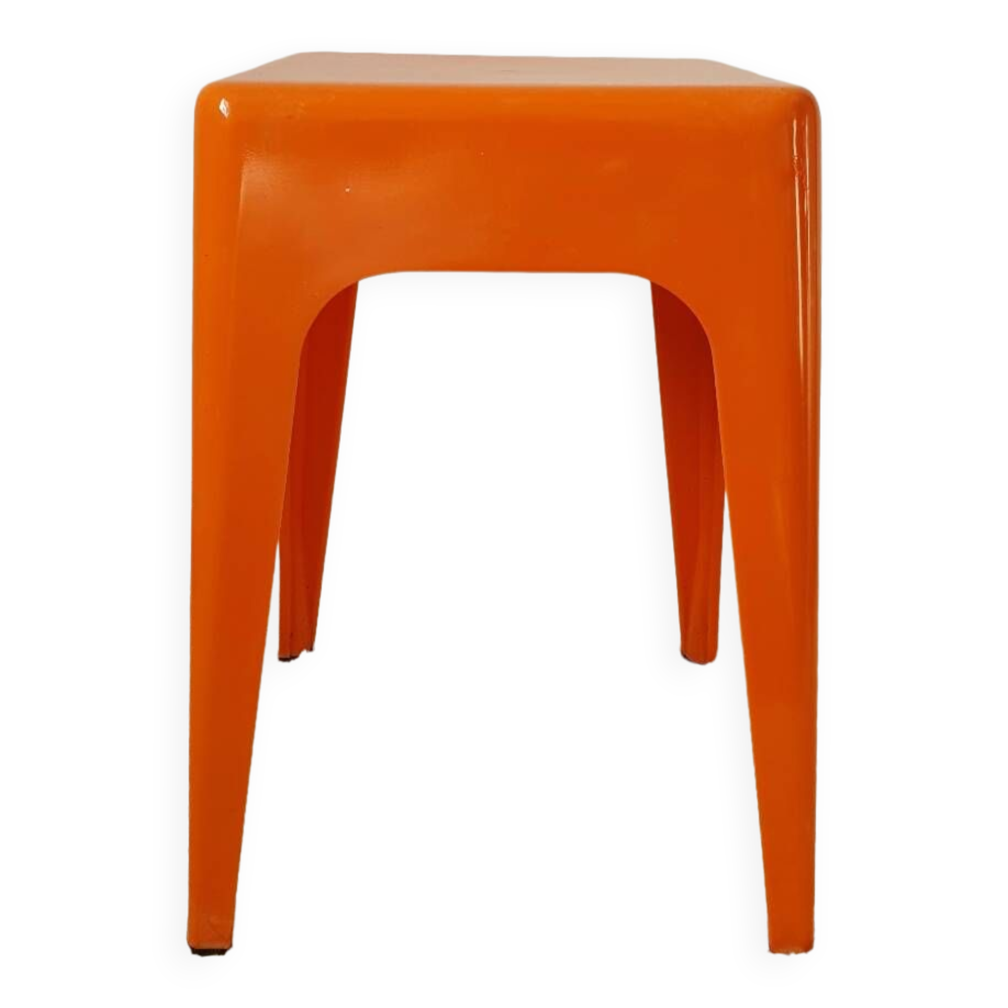 Ami square plastic stool 1960