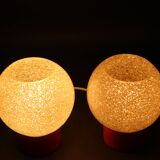 1970s Pair of Table lamps by Pokrok Zilina , Czechoslovakia