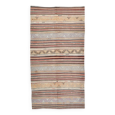 5x9 Soft Pastel Red Vintage Kilim Rug 150x290Cm SK 32959