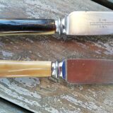 Set of horn handle knives
