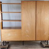 Buffet milanais en hêtre années 1950