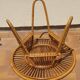 Rattan coffee table 50s