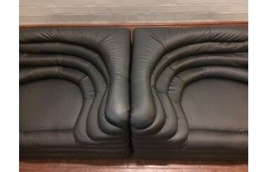 Set of two chairs "Terazza" by Ubald Klug for Sede, 1970 s