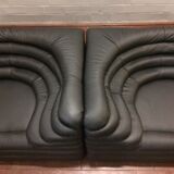 Lot de deux fauteuils "Terazza" par Ubald Klug pour de Sede, 1970s
