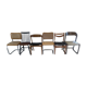 Lot of 6 mismatched chairs Breuer, Baumann