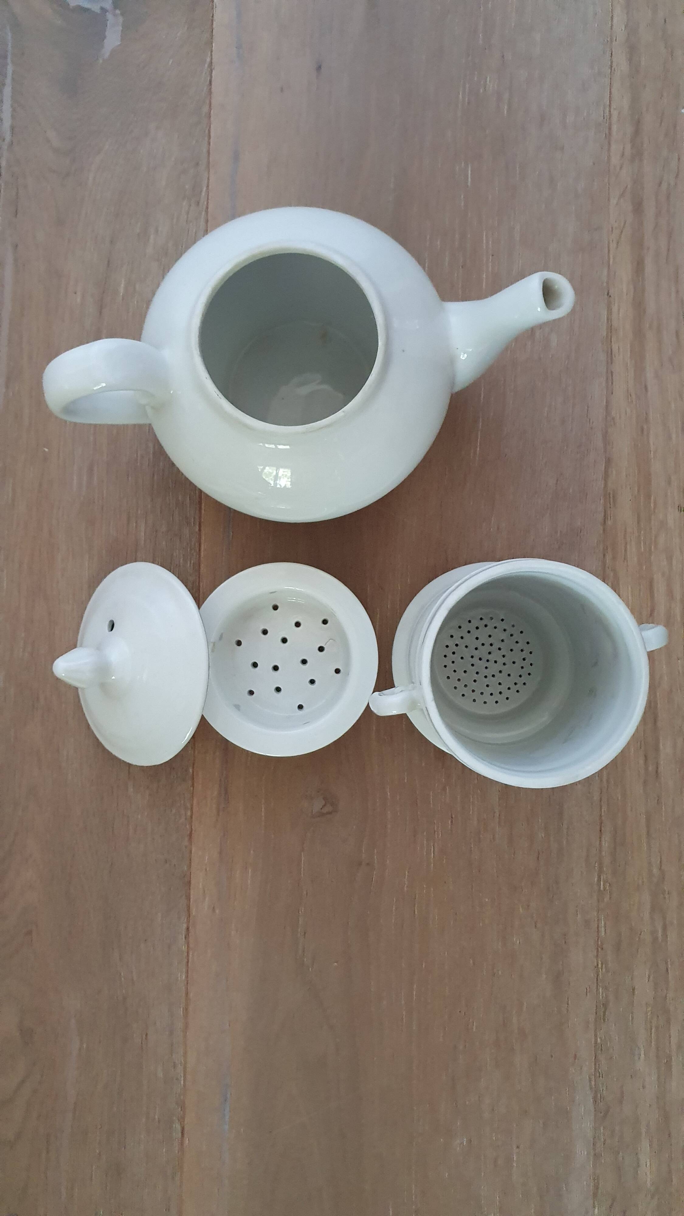Porcelain coffee maker with filter and diffuser Apilco