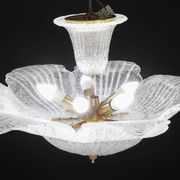 Honolulu, Midcentury Italian Murano Glass Pendant, 1970s