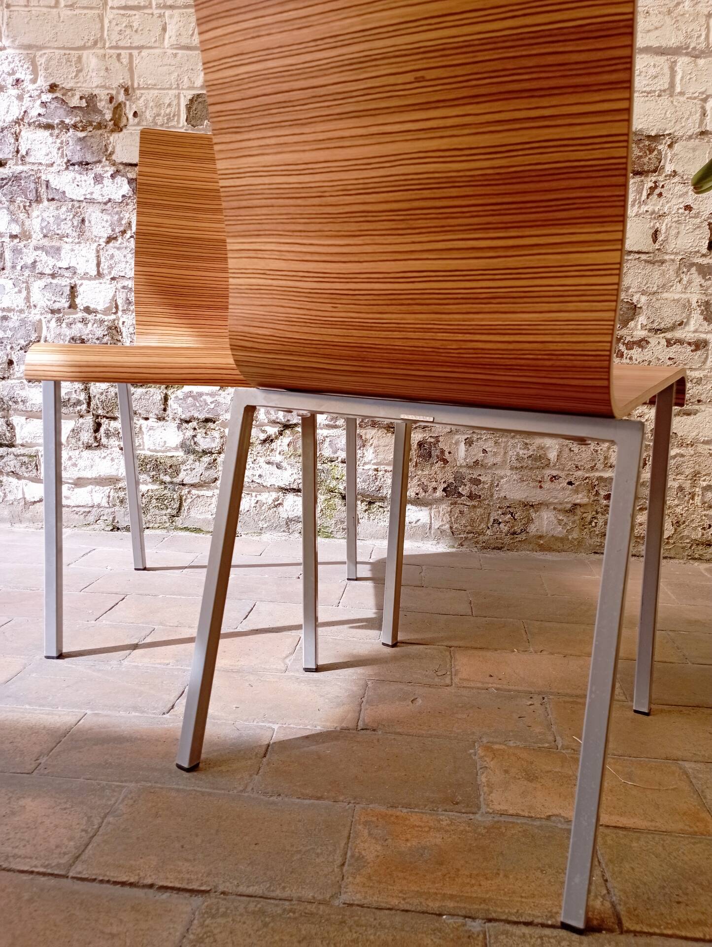 Pair of vintage Kuadra chairs / Pedrali - Italian design