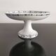 Old compote bowl Terre de Fer Opaque Porcelain from Gien "Etruscan" model