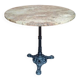 Vintage marble top bistro table
