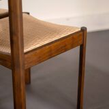 4x Scandinavian beechwood chairs, 1960s