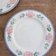 5 assiettes à dessert Italiennes fleurs