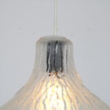 Lampe suspendue en verre dépoli des années 1960 d’Autriche