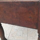 Old walnut side table