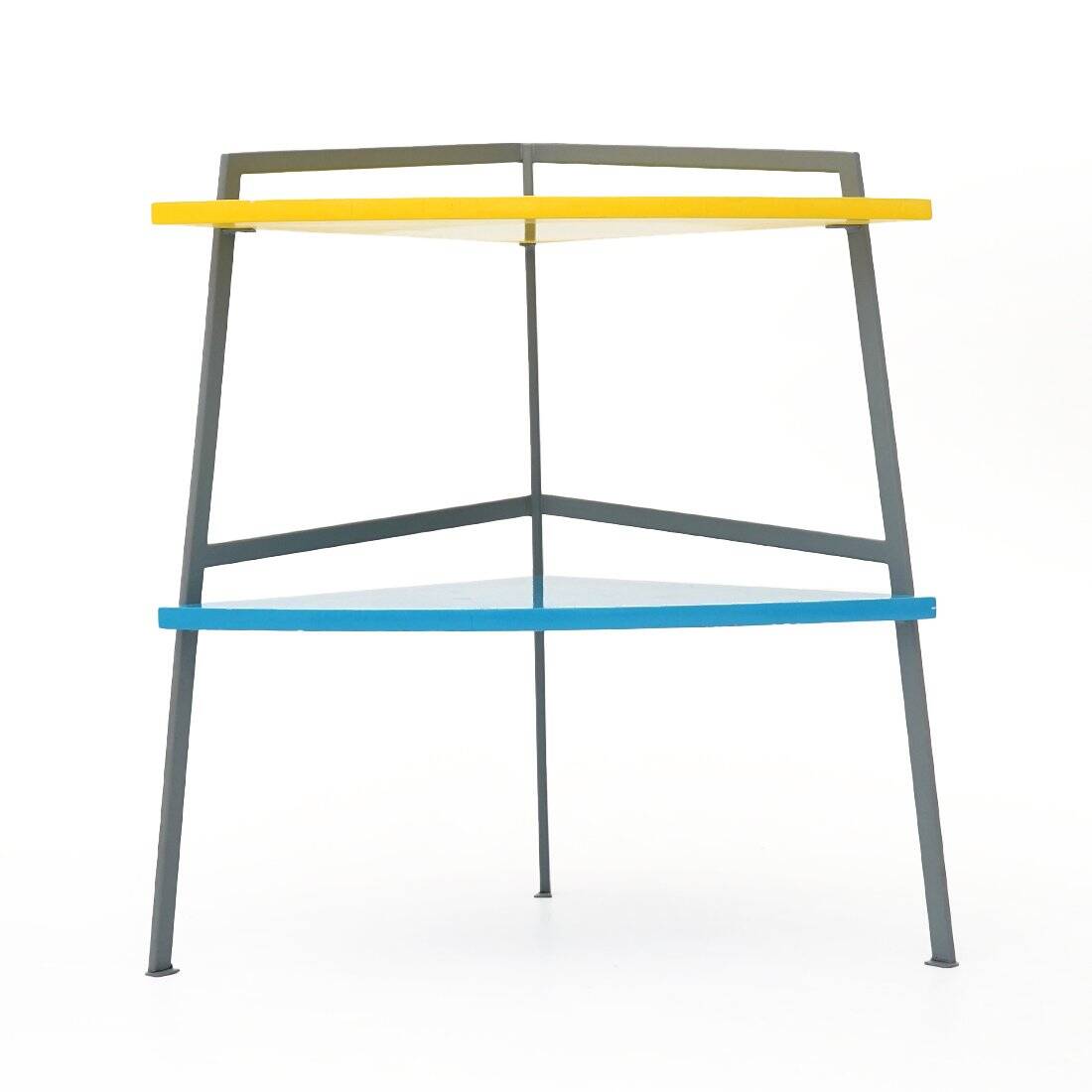 Corner table with two shelves, 1980s