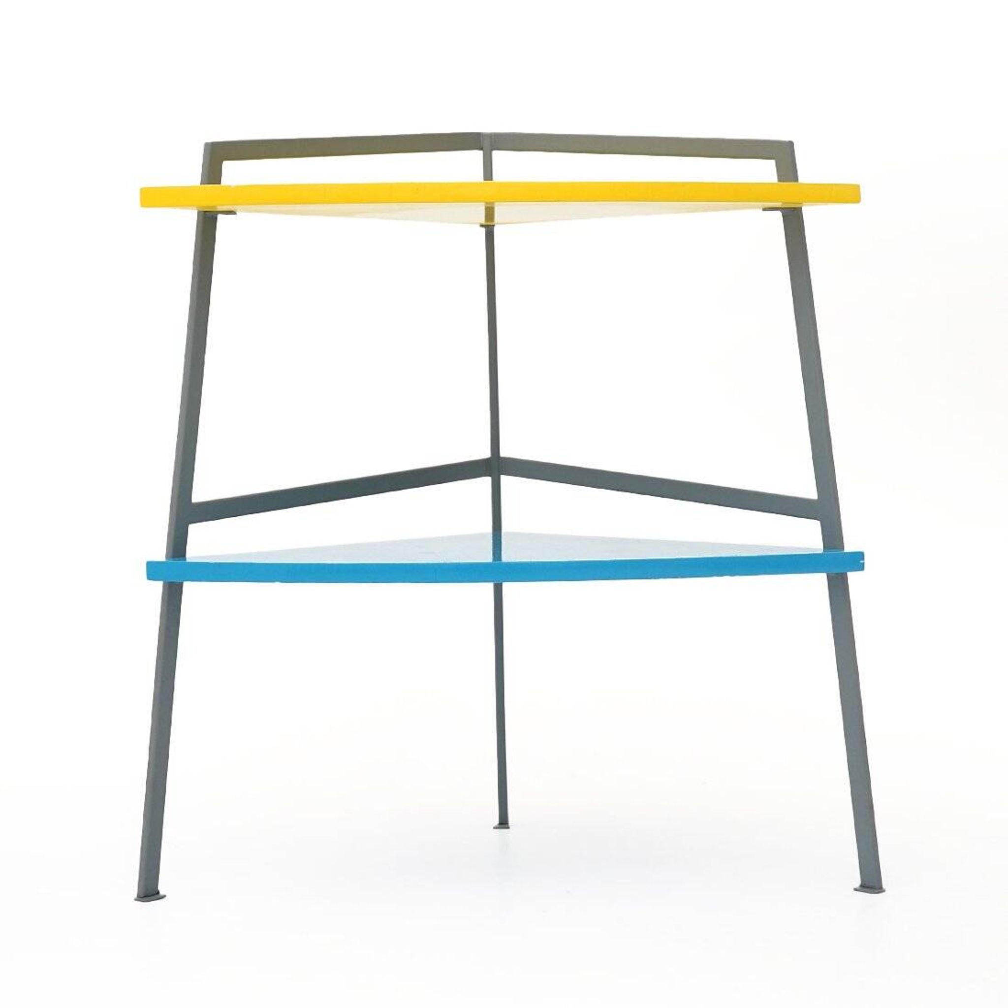 Corner table with two shelves, 1980s
