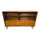 Mid-Century Retro Vintage Teak Bookcase by Herbert E. Gibbs 1960  Slim •