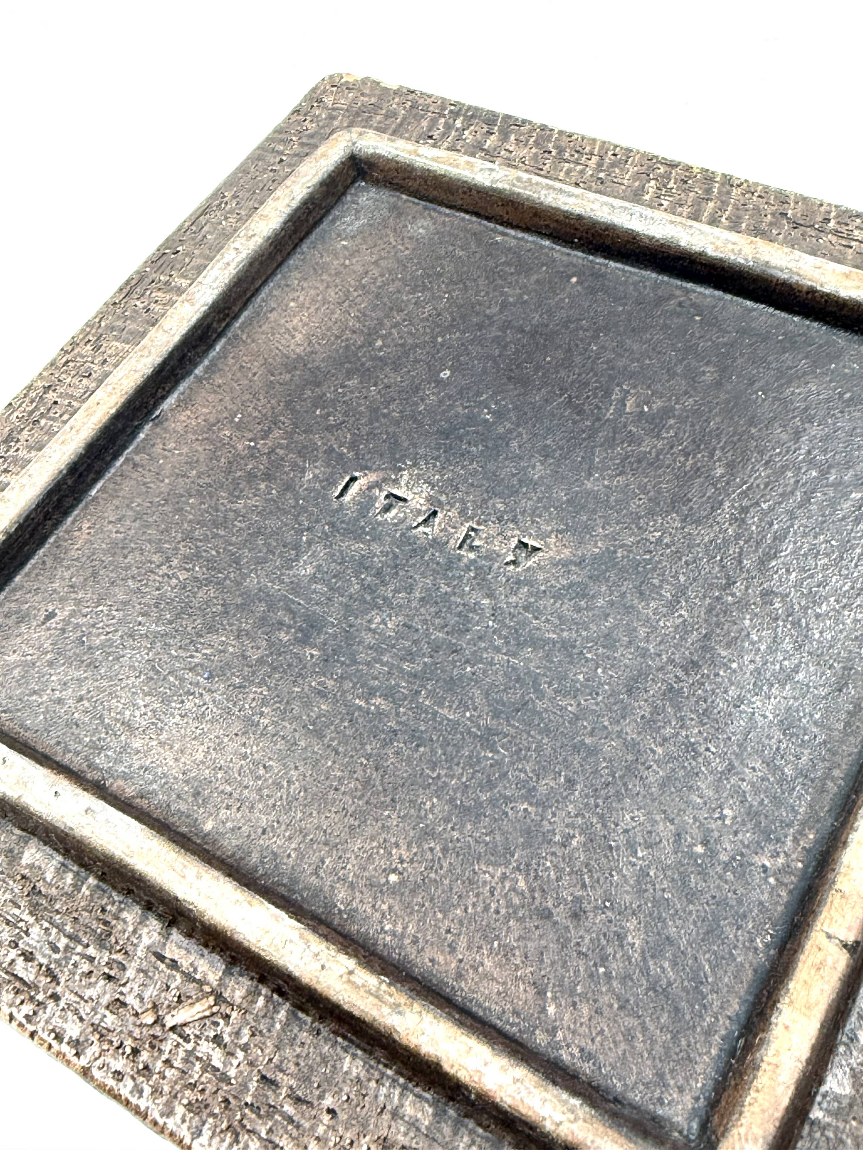 Mid-century space age ceramic ashtray, Aldo Londi Bitossi Italy 1970s