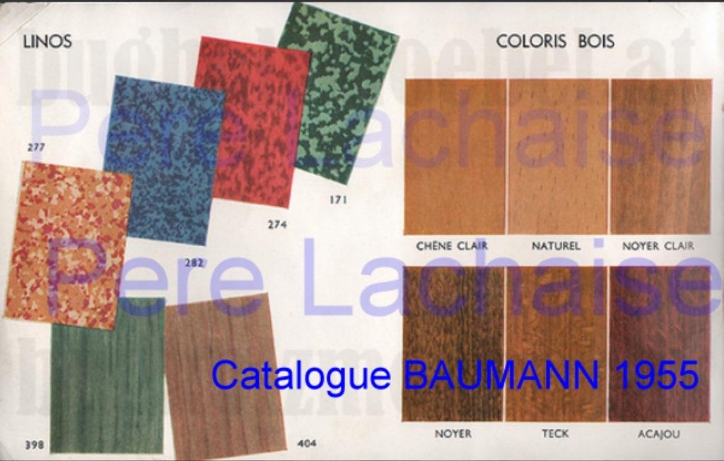 4 baumann chairs 1960 wooden bistro "linoleum"