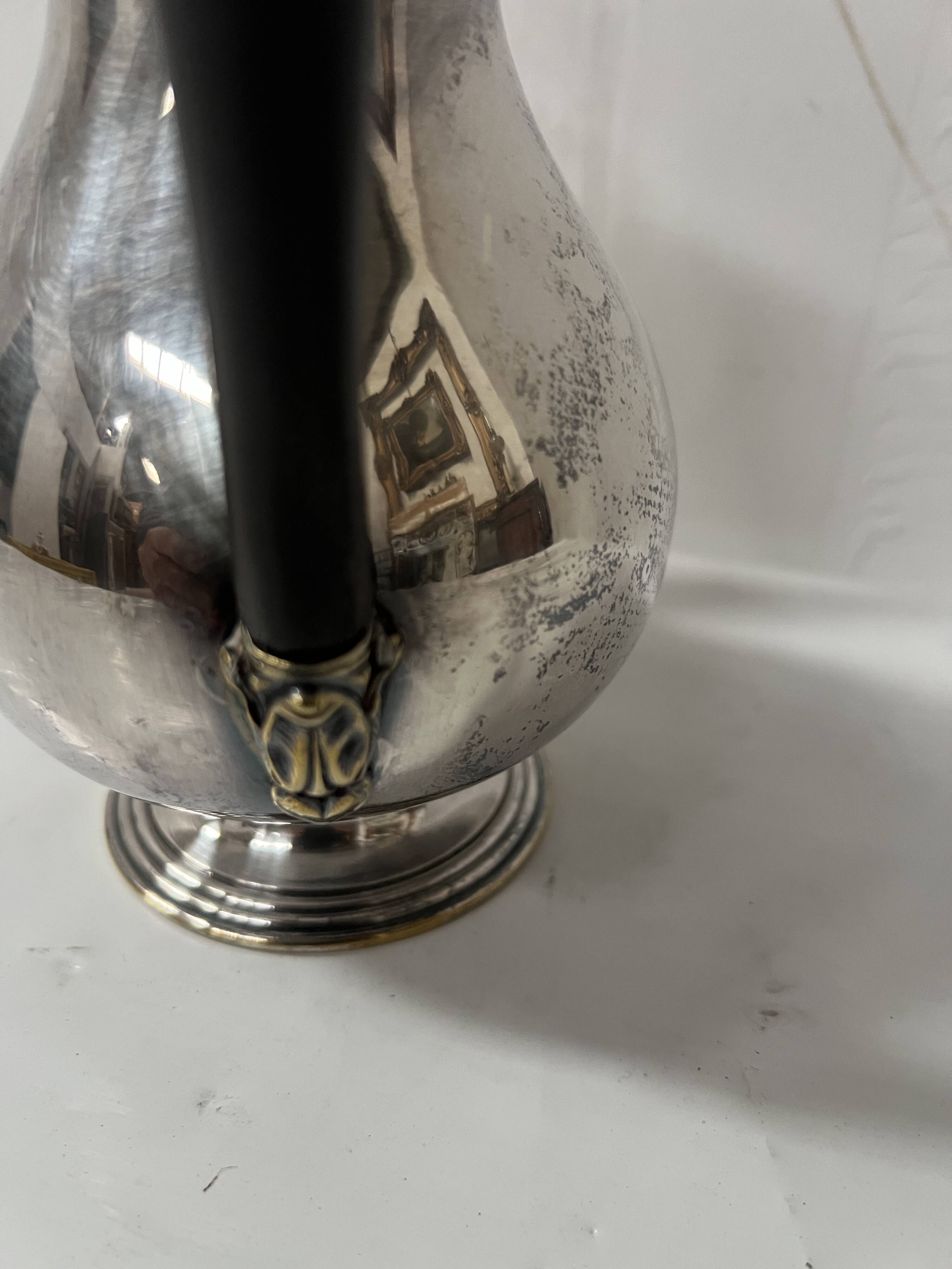 Silver-plated metal verseuse from the Christofle house, 20th century.