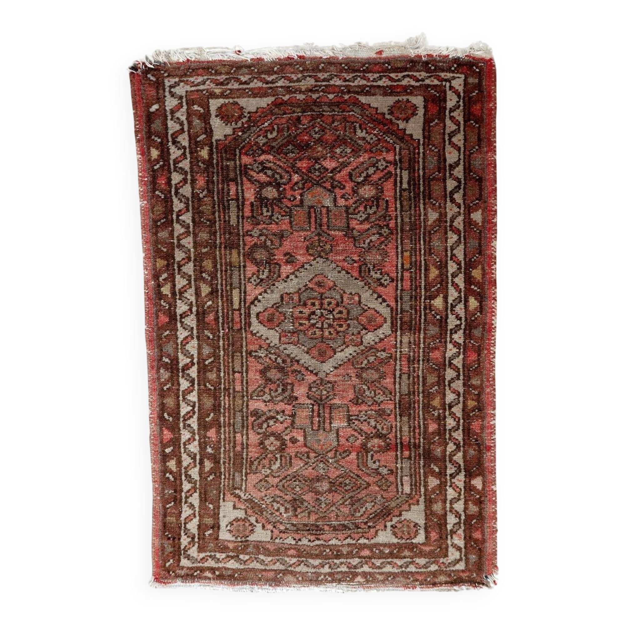 Vintage 1940s Persian Hamadan rug (62cm x 96cm) - 1C1249