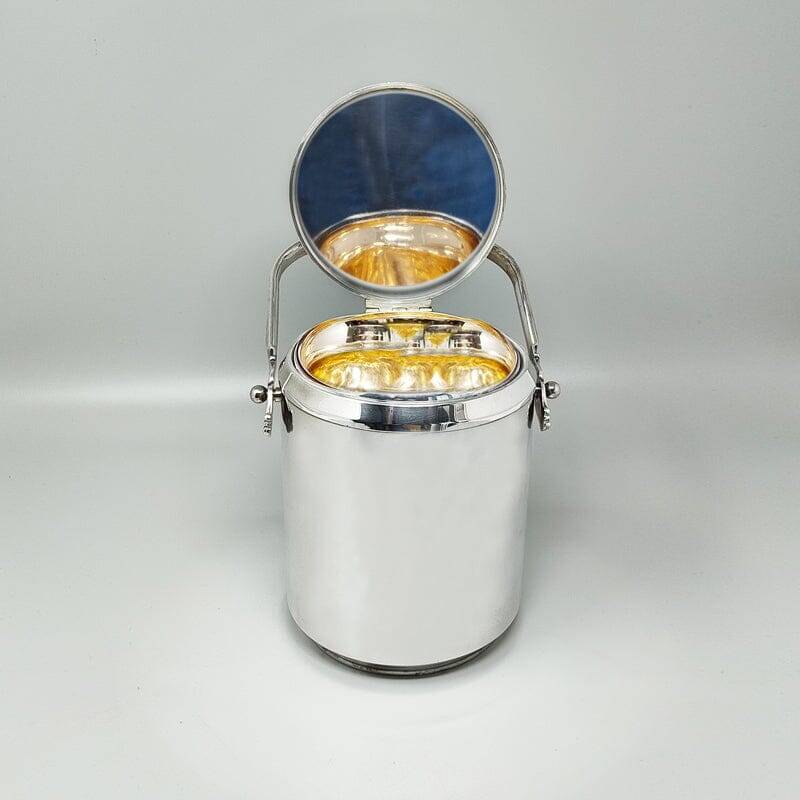 1960s Stunning Ice Bucket by Macabo. Made in Italy.