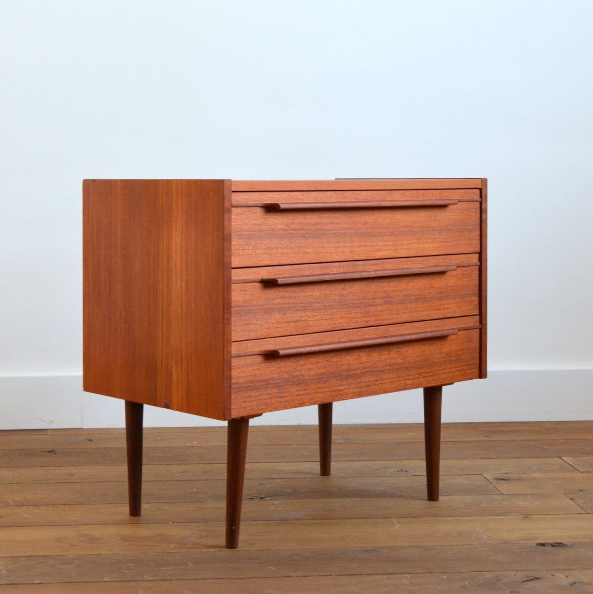 Commode scandinave teck vintage 1960s